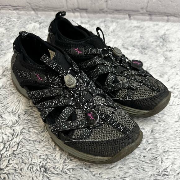 Chaco Shoes - Chaco Outcross Evo Black Gray Water Shoes Size 7 Slip On Hiking Outdoor Athletic